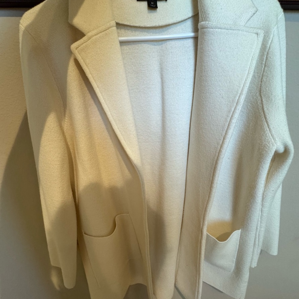 J.Crew Cream Textured Blazer